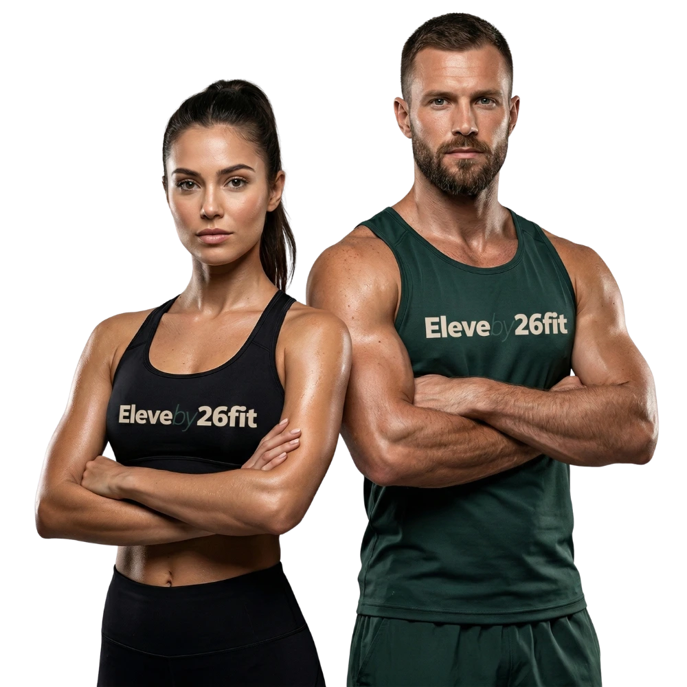 Modelo Fitness treinando na Eleve by 26fit